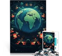 Puzzle pour Adultes 1000 pièces Art sur Internet Jouets de Jeu pour Cadeau Familial Cadeau d'anniversaire, Cadeaux, décoration Murale 38x26cm