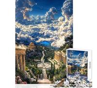 Puzzle pour Adultes 1000 pièces Ascension Divine Jeu Pratique décoration Murale Jouet à Monter soi-même Convient à la décoration de Bureau (50x75cm)