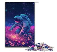 Puzzle pour Adultes 1000 pièces Astronautes colorés Puzzle Chaque pièce est Unique Jeu Familial Stimulant et Amusant 1000 PCS