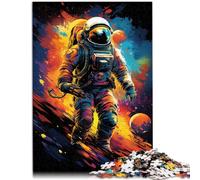 Puzzle pour Adultes 1000 pièces Astronautes Jouant dans l'espace Jouets éducatifs éducatifs Jeux en Famille 26x38cm Améliorer l'amour Entre Les Couples