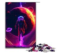 Puzzle pour Adultes 1000 pièces Astronomie Volante néon Jeu éducatif à Faire soi même 75 x 50 cm