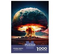 Puzzle pour Adultes 1000 Pièces Atomic Explosion Puzzles pour Adultes, Jouet, Décoration Murale, Améliore La Mémoire, Idéal comme Cadeau 70x50cm/1000pcs