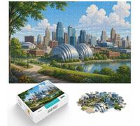 Puzzle pour Adultes 1000 Pièces avec Kansas City Skyline with Convention Center, 1000pcs (52x38cm)