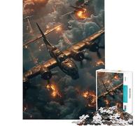 Puzzle pour Adultes 1000 pièces Bataille aérienne Jeu éducatif Jouet Jeu intellectuel pour Les Joueurs exigeants (Dimensions 50x75cm)