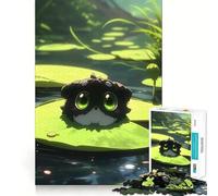 Puzzle pour Adultes 1000 pièces Bébé Hibou sur Rose de mer Bords impeccables Jeu d'exercice cérébral Amusant Moment de détente Scène de Noël Artistique (38x52cm)