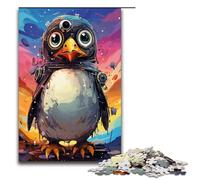 Puzzle pour Adultes 1000 pièces Bébé Robot Pingouin par SplattersLots de Puzzle épais et coloré Chaque pièce est Unique Jeu Familial Stimulant et Amusant 75x50cm
