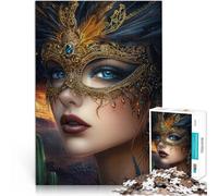 Puzzle pour Adultes 1000 pièces Belle sorcière Difficile à réaliser mais Amusant et Humoristique Œuvre d'art 38x26cm