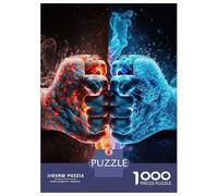 Puzzle pour Adultes 1000 Pièces Boxing Gloves Puzzles pour Adolescents, Jouet, Décoration Murale, Cadeaux Uniques pour Anniversaire Et Noël 52x38cm/1000pcs