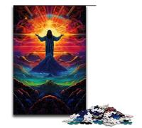 Puzzle pour Adultes 1000 pièces Brésil Jésus Sauveur Puzzles Jeux Jouets Cadeau Convient pour la décoration de Bureau 75x50cm