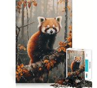 Puzzle pour Adultes 1000 pièces Brumes d'automne Gardien Découpe serrée Jeu de logique Amusant Détente Cadeau d'anniversaire pour l'esprit (38x26cm)
