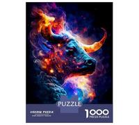 Puzzle pour Adultes 1000 Pièces Buffalo Puzzles pour Adultes - Jeux De Construction - Cadeaux D'analyse Et De Logique pour Les Amis Et La Famille 52x38cm/1000pcs