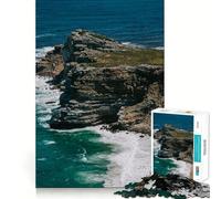 Puzzle pour adultes, 1000 pièces, Cap de Bonne-Espérance, bords précis, art, entraînement du cerveau, jeu calme, cadeau d'anniversaire (50 x 75 cm)
