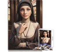 Puzzle pour Adultes 1000 pièces Céline - Moments de détente et de sérénité - Ajustement Ferme et découpe Nette - Dimensions:38x52cm