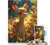Puzzle pour Adultes 1000 pièces Cerf Aidez Le Cerveau à exercer des Jouets addictifs pour cultiver la Patience Une œuvre d'art 50x70cm