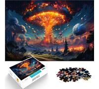 Puzzle pour Adultes 1000 pièces Champignon Magique Jeux éducatifs Décoration de la Maison Puzzle Cadeau drôle 14,96 po x 20,47 po Convient aux Adolescents de 14 Ans et Plus