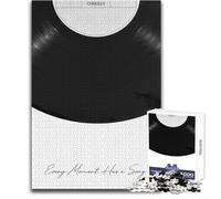 Puzzle pour Adultes 1000 pièces « Chaque Instant a sa Chanson » - Jeu au Design élégant - Décoration idéale - Cadeau d'anniversaire - Dimensions 50x75cm