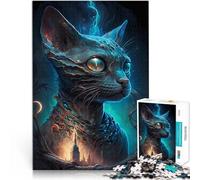 Puzzle pour Adultes 1000 pièces Chat Sphynx Bien-aimé Compétition de Vitesse Manuelle Car C'est Un pour Toute la Famille 75x50cm