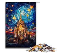 Puzzle pour Adultes 1000 pièces Châteaux colorés Puzzles Jeux Jouets Cadeau Convient pour la décoration de Bureau 1000 PCS