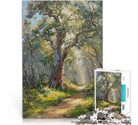 Puzzle pour Adultes 1000 pièces Chemin forestier Jouet éducatif intellectuel décompressant Excellent Cadeau pour Les Jeux 75x50cm