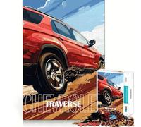 Puzzle pour Adultes 1000 pièces Chevrolet Traverse SUV,Ajustement Parfait,Jeu de logique Artistique,Divertissement pour se détendre,Cadeau d'anniversaire ou Loisir (38x52cm)