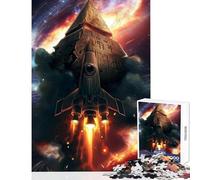 Puzzle pour Adultes 1000 pièces Civilisations Anciennes Décoration intérieure Jouet Jeu Impossible avec des pièces de Formes aléatoires Parfaitement emboîtables (Dimensions 38x26cm)