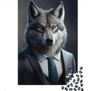 Puzzle pour Adultes 1000 Pièces Classique Costume de Loup Puzzle en Papier Jeu Relaxant Puzzle 1000 Pièces (38x26cm)