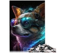 Puzzle pour Adultes 1000 pièces Corgi Dog Family Fun Jigsaws 26x38cm Chaque pièce est Unique - Jeu Familial Stimulant pour Les Adolescents de 14 Ans et Plus