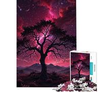 Puzzle pour Adultes 1000 pièces Cosmic Sentinel l'arbre de l'Éternité Un défi Difficile à relever Jeu de réflexion pour Les 14 Ans et Plus Jeu de Puzzle Offert (50x75cm)