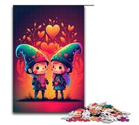Puzzle pour Adultes 1000 pièces Creature Love Duo Chaque pièce est Unique Un Jeu Amusant et Stimulant pour Toute la Famille 75x50cm
