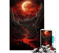 Puzzle pour Adultes 1000 pièces Crimson River défi éducatif Course de Vitesse Manuelle Jouet à Monter soi-même pour Les 14 Ans et Plus (38x26cm)