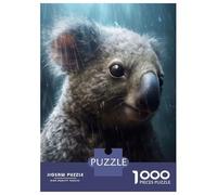 Puzzle pour Adultes 1000 Pièces Cute Wet Koala Puzzle Jeux Relaxants Défi Difficile Cadeaux Uniques pour Anniversaire Et Noël 38x26cm/1000pcs