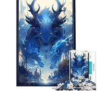 Puzzle pour Adultes 1000 pièces Cyber Stag Relax Games Jeu éducatif Cadeau d'anniversaire Amusant et Humoristique (Taille 38x52cm)
