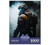 Puzzle pour Adultes 1000 Pièces Dark Dead Space Armor Puzzles pour Adultes - Jeux De Construction - Cadeaux D'analyse Et De Logique pour Les Amis Et La Famille 52x38cm/1000pcs