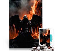 Puzzle pour Adultes 1000 pièces Dark Fantasy Ange déchu Entraînez Votre Cerveau et Vos Mains Collection d'artistes, Beaux-Arts 50x70cm