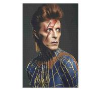 Puzzle pour Adultes 1000 pièces David Bowie Chanteur de Rock Jeu éducatif Défi Jouet Puzzles pour Adultes Enfants-26x38cm