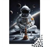 Puzzle pour Adultes 1000 Pièces d'échecs Universe2 Puzzle Créatif en Papier Jeu Pratique Décoration Familiale 1000 Pièces (38x26cm)