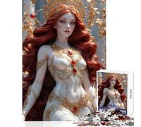 Puzzle pour Adultes 1000 pièces Déesse d'or Jeu éducatif Idée Cadeau pour renforcer Les Liens Amoureux Dimensions 50x75cm