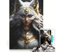 Puzzle pour Adultes 1000 pièces Dévoilement du Kitsune Jeu de réflexion pour s'amuser en Famille renforcer Les Liens Amoureux 50x75cm