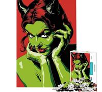 Puzzle pour Adultes 1000 pièces Diablesse BD Jeu éducatif Cadeau de Père Noël Secret Analyse et logique (Dimensions 50x75cm)