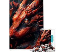 Puzzle pour Adultes 1000 pièces Dragon Mon ami Rigolo Puzzle 1000 pièces Décoration Murale Jouet Art Mural Cadeau de Noël ou d'anniversaire (38x26cm)