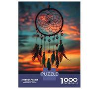 Puzzle pour Adultes 1000 Pièces Dream Catcher Decorative Hanging Puzzles pour Adolescents, Jouet, Décoration Murale, Cadeaux Uniques pour Anniversaire Et Noël 52x38cm/1000pcs