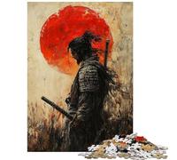 Puzzle pour Adultes 1000 pièces Duel de samouraïs au Coucher du Soleil Puzzle pour Adultes Idée Cadeau Originale pour Un Anniversaire Noël ou Autre (38x26cm/1000 pièces)