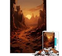 Puzzle pour Adultes 1000 pièces Échos d'un Empire déchu Jeu éducatif défi Jouet Jeu Pratique modèle à Assembler Cadeau d'anniversaire (Dimensions 38x26cm)