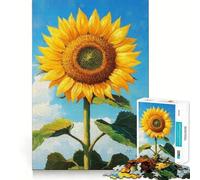 Puzzle pour Adultes 1000 pièces Éclosion de Tournesol (38x52cm) Un Jeu Amusant et Stimulant pour Le Cerveau,idéal pour se détendre et s’Amuser Cadeau d’Anniversaire ou de Loisir