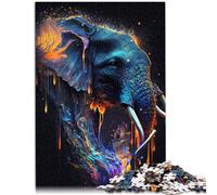 Puzzle pour Adultes 1000 pièces Éléphant pour Puzzle Gifts est idéal comme Cadeau pour Toute la Famille 14,96 po x 20,47 po Convient aux Adolescents de 14 Ans et Plus