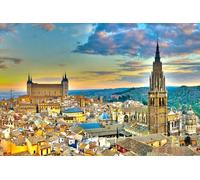 Puzzle pour Adultes 1000 pièces Espagne Tolède Paysage Urbain 26x38cm