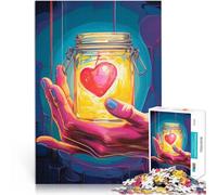 Puzzle pour Adultes 1000 pièces Essence d'amour Jouet éducatif intellectuel décompressant Convient pour la décoration de Bureau 50x70cm