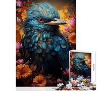 Puzzle pour Adultes 1000 pièces Étourneau du Cap Décoration intérieure Jouet Cadeau d'anniversaire Jeu éducatif Collection d'artistes Beaux-Arts Dimensions 38x52cm