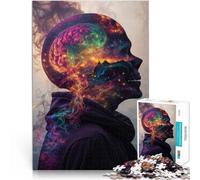 Puzzle pour Adultes 1000 pièces Explosion de l'esprit Cosmique Jouets de Divertissement Familial Une œuvre d'art 50x70cm