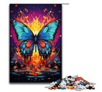 Puzzle pour Adultes 1000 pièces Fantasy Art Butterfly Jigsaw Puzzle Chaque pièce est Unique - Jeu Familial Stimulant et Amusant 1000 pièces (75 x 50 cm)